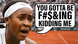 Top Moments Coco Gauff Lost Her Cool (CRAZY MOMENTS…..)