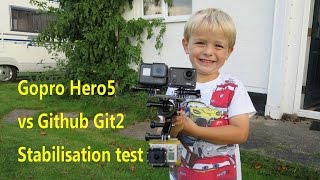 Gopro Hero5 vs Git2 Stabilisation comparison - Running after Harry @jamesb72
