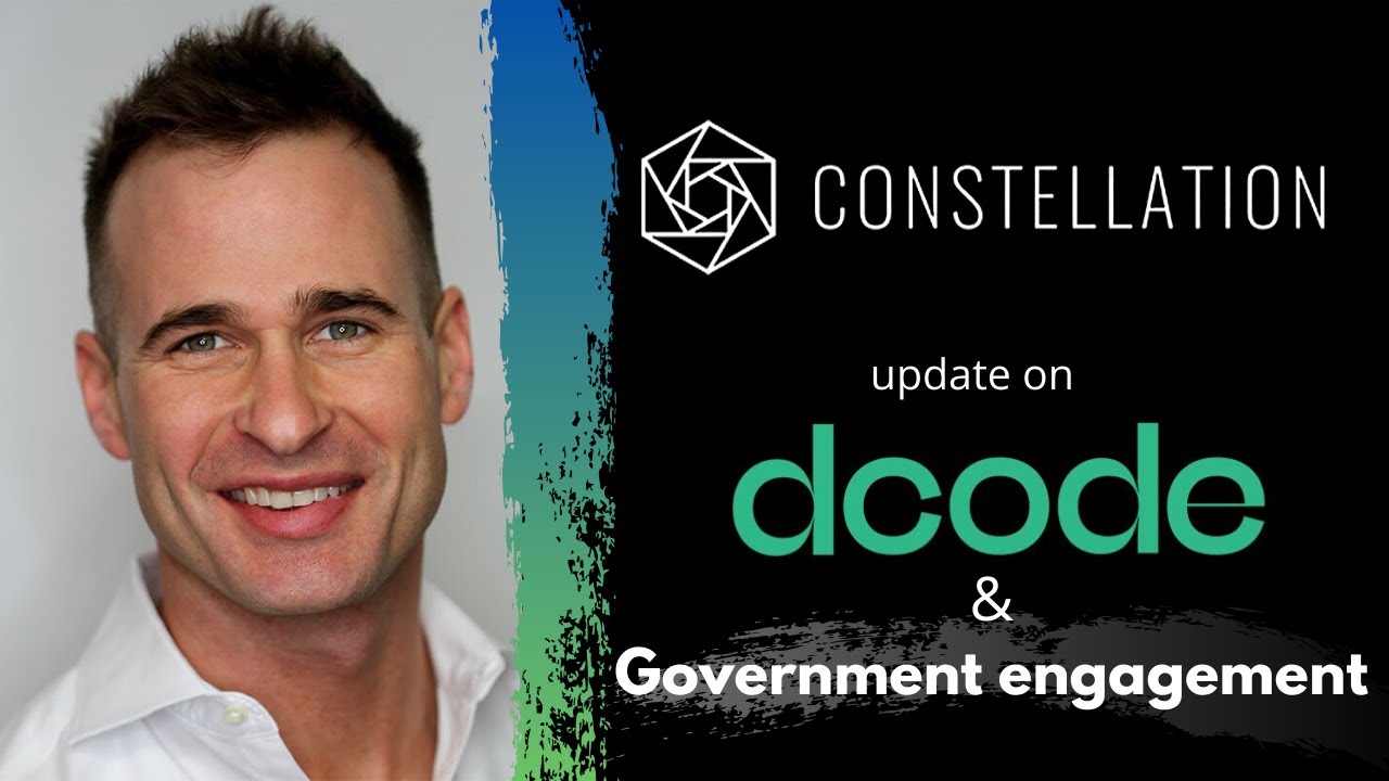 Constellation update on Dcode and Government engagement - YouTube