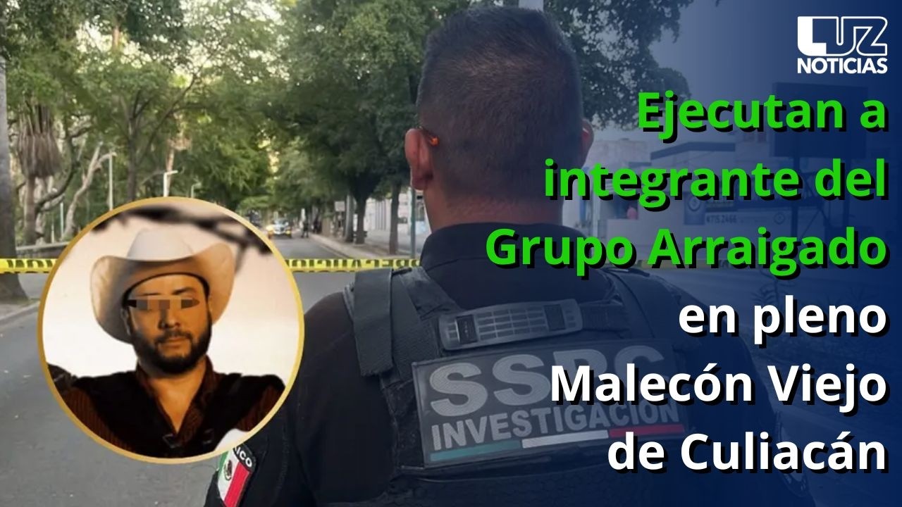 Ejecutan a integrante del Grupo Arraigado en pleno Malecón Viejo de Culiacán
