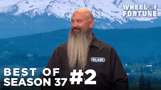 Blair Jokes About His Family (and Beard) | Wheel of Fortune