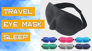 Travel Eye Mask Sleep safe non-toxic Soft Padded Shade Cover Rest Relax Sleeping 3D Eye Mask Blindfo screenshot 2