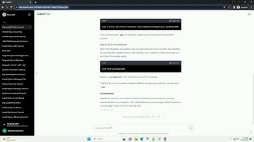 pip install github specific commit