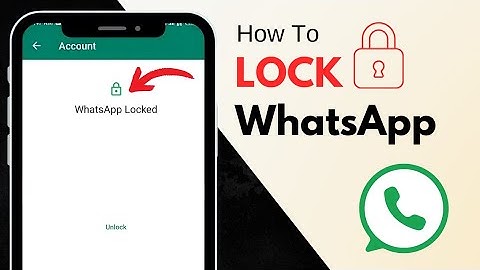 Lock WhatsApp App Without Third Party Application | How to Lock WhatsApp App on Android