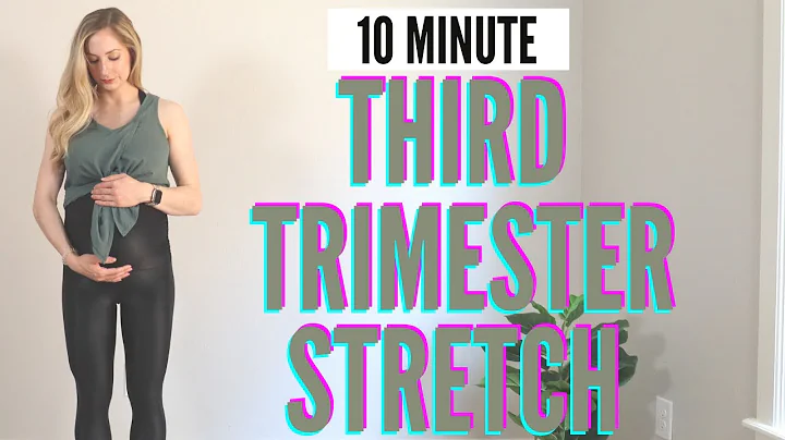 10 Minute Third Trimester Pregnancy Stretch + Mobility - relieve tight muscles during pregnancy