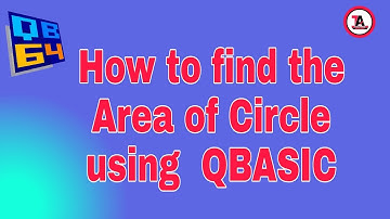 How to Find The Area of Circle using  QBASIC // Subscribe Techno AbhijeeT
