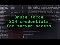 How Hackers Could Brute-Force SSH Credentials to Gain Access to Servers