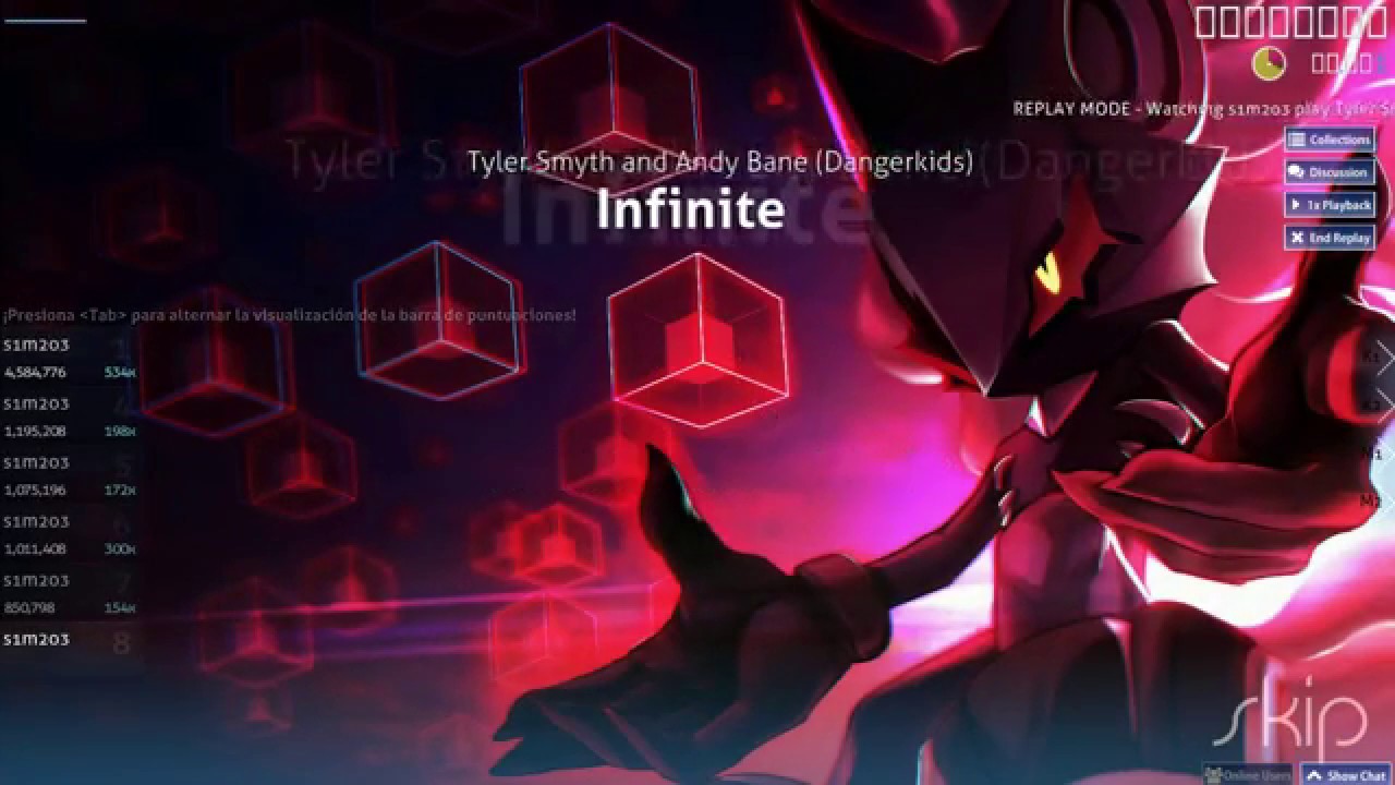 [osu!] Infinite Theme - Sonic Forces OST (HARD) - YouTube