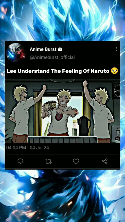 Lee Understand The Feeling Of Naruto 🥺 || #shorts #shortvideo #naruto #narutoshippuden #lee #viral