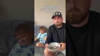 When You Realise Having A Kid Is Starting To Pay Off