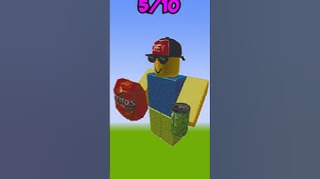 Rate from 1 to 10 Pixel Art with Roblox #shorts