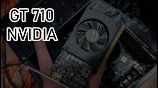 Usando una Nvidia GT 710  en 2025