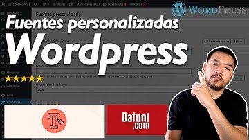 Fuentes personalizadas Wordpress 🚀 Dafont | Instala tipografías ✅