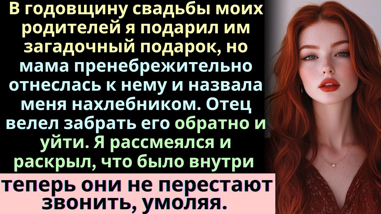В день годовщины моих родителей они назвали мой подарок дешевым, но то, что было внутри, оставило их