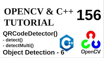 OPENCV & C++ TUTORIALS - 156 | detect() - detectMulti() | OpenCV QR Detection mkv