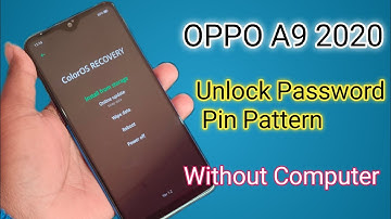 Hard Reset Oppo A9 2020 (CPH1937) Without Pc | Remove Password Pin Pattern Unlock 100% Working