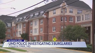 UMD police investigate multiple apartment burglaries
