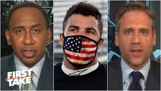Stephen A. & Max react to NASCAR drivers showing support for Bubba Wallace at Talladega | First Take
