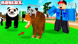 Ayıya Dönüştüm!! Beni Bulabilecek mi? - Panda ile Roblox Hide and Seek