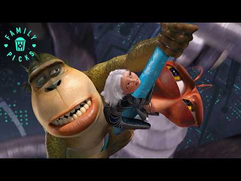 The Missing Link and B.O.B. Save Susan | Monsters vs. Aliens