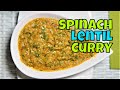 Dal Palak Recipe | How To Make Spinach Lentil Curry | Dal Palak पालक दाल