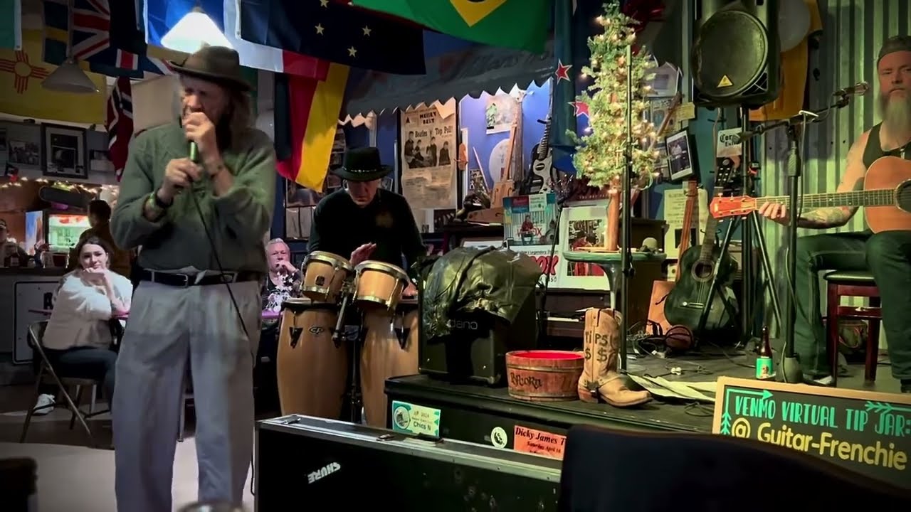 Guitar Frenchie w/ special guests Watermelon Slim & Deak Harp perform John Henry 🇺🇸