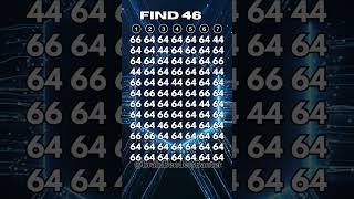 Test Your COGNITIVE Brain Skills With This FAST Number Game! #shorts