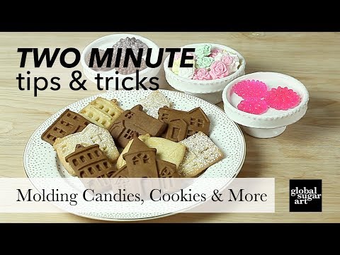 How to Use Molds to make Cookies, Candies and More | Two Minute Tips & Tricks | Global Sugar Art