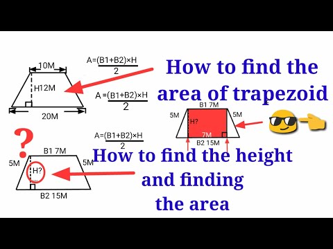 Video: Paano Matutukoy Ang Lugar Ng Isang Trapezoid