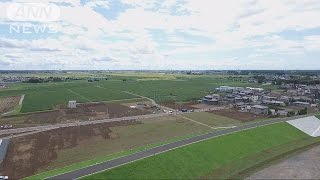 堤防決壊の大水害から1年　追悼と復興祈る常総市(16/09/10)