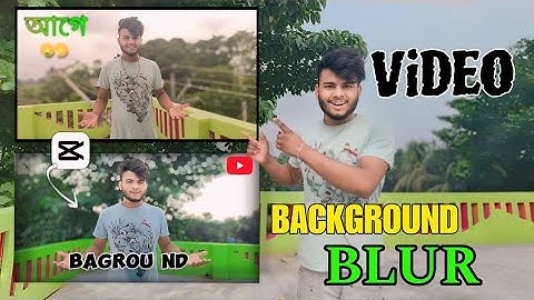১ ক্লিকে Normal ভিডিও এর Background Blur করুন | Capcut Video Background Blur Editing Tutorial