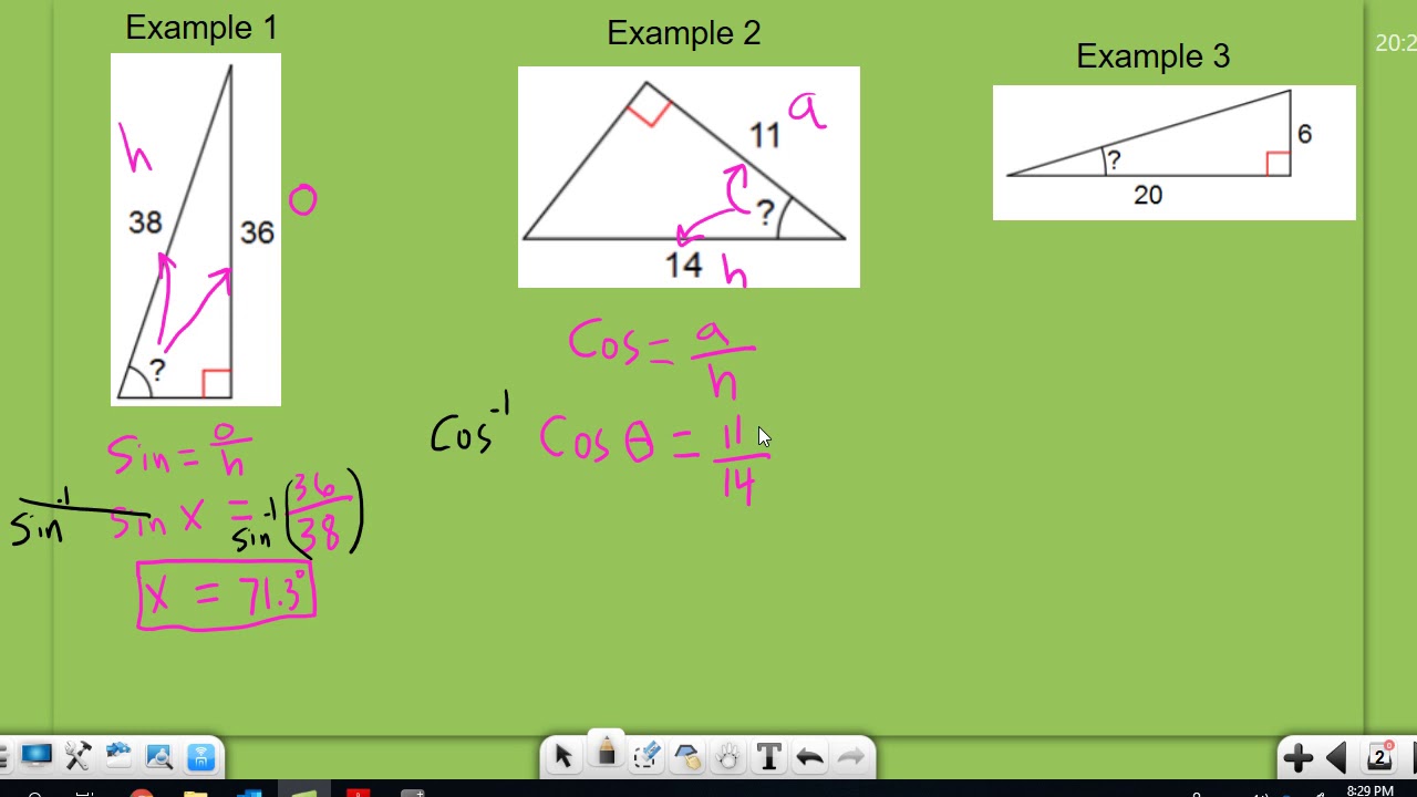 inverse-trig-ratios-finding-missing-angles-youtube