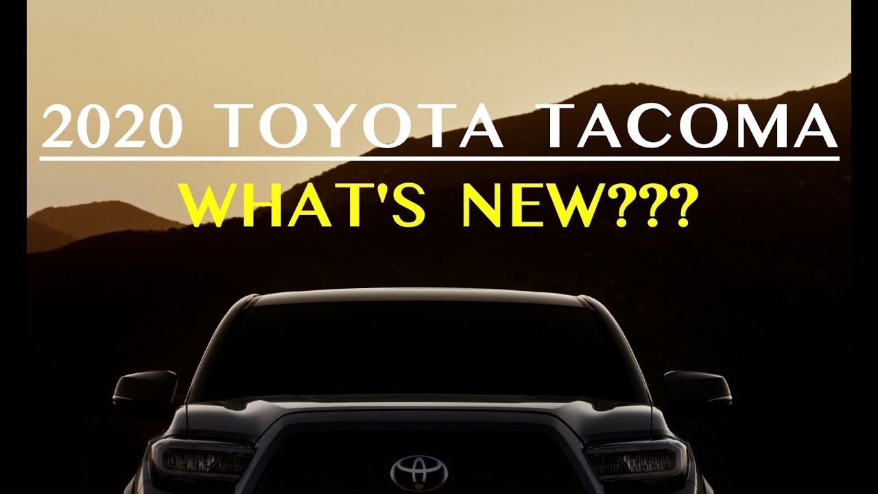 The 2020 Toyota Tacoma - YouTube