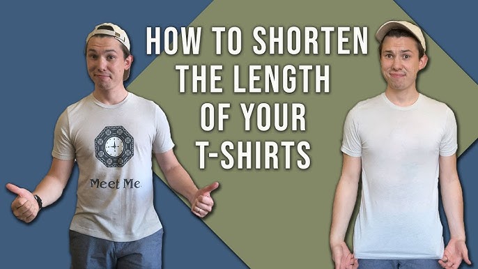 How To Tailor A Long T-shirt In 4 Mins (The Easy Way) 