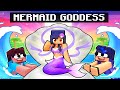 Playing as a MERMAID GODDESS in Minecraft!