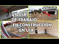 LO QUE TIRAN EN USA #UN DIA DE TRABAJO EN LA CONSTRUCCION EN USA