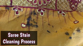 How To Remove Oil Stain From Saree, How To Dry Cleaning Saree, Laundry Business