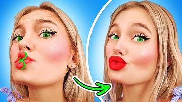 From NERD to POPULAR - EXTREME Makeover with Gadgets from TikTok! Hacks by La La Life Emoji
