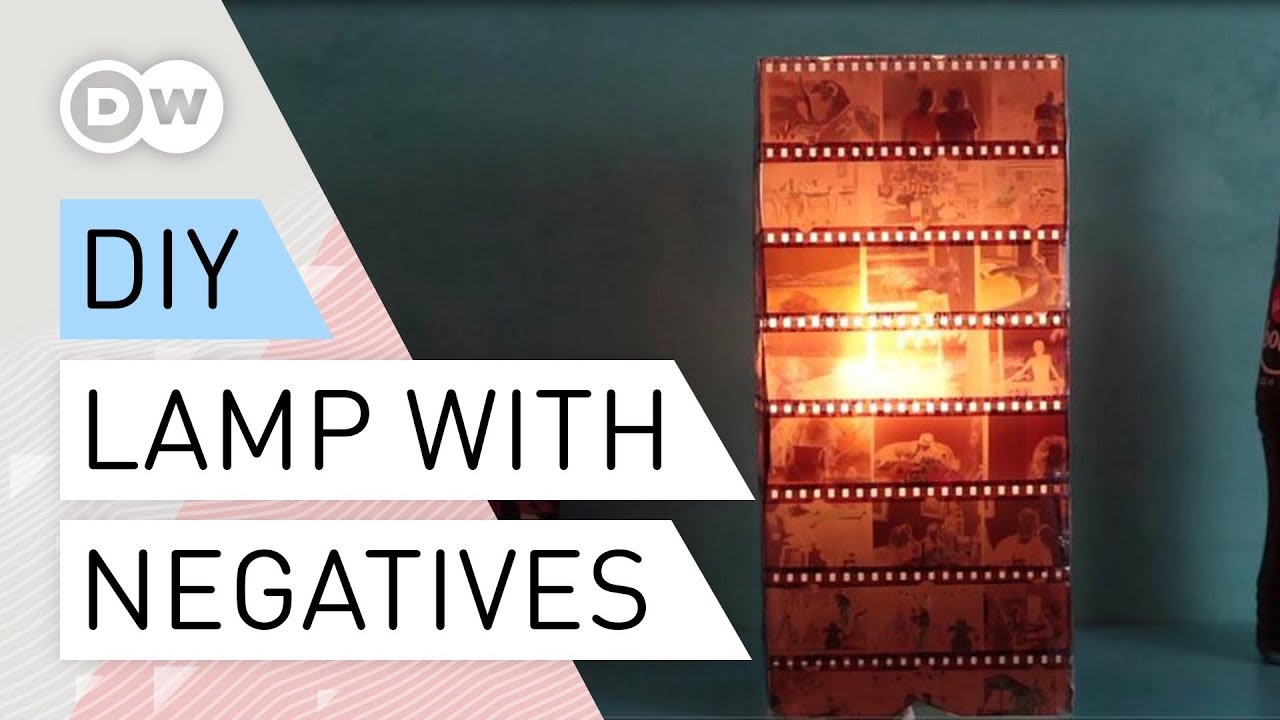 DIY How to make a Lamp with Negatives YouTube