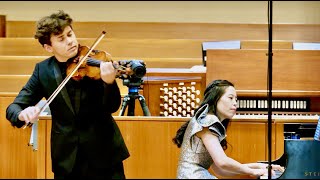 Benjamin Beilman, violin and Gloria Chien, piano: Three Pieces by Fritz Kreisler