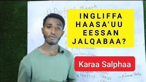 #Part_1 Ingliffa eessaan jalqaba? |Basic English Skills | @BELAcademy