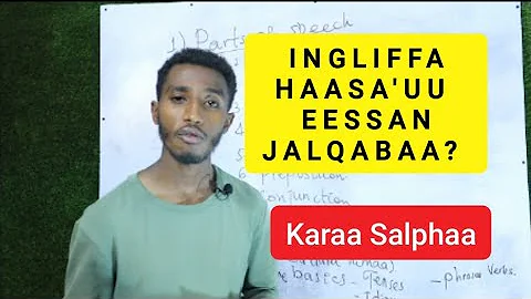 #Part_1 Ingliffa eessaan jalqaba? |Basic English Skills | @BELAcademy