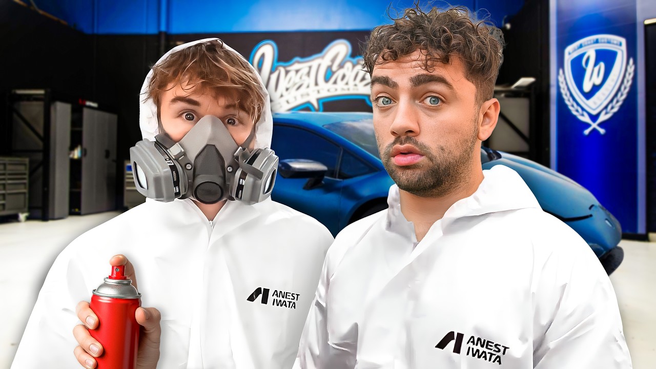 LEARNING HOW TO SPRAY PAINT CARS (My First Attempt) 