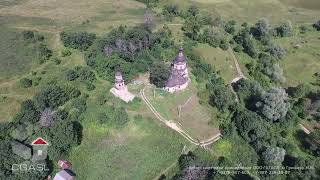 Аэросъемка Кирилло Белозерской церкви (с. Каймары) Аэросъемка Кирилло Белозерской церкви (с. Каймары)