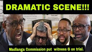 WATCH|| Madlanga commission put witness G on trial, look what happened.
