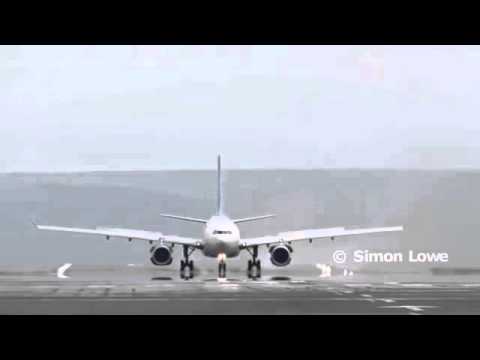 Jet engine explodes on runway, Airbus A330