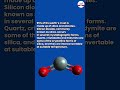 Which is the other crystaline form of silica (SiO2)? | #Shorts | Infinity Learn JEE