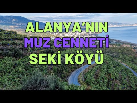 Alanyanın Muz Cenneti, Deniz Manzaralı Güzel Bir Köy: Alanya Seki Köyü