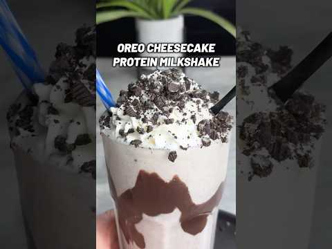 High Protein Oreo Cheesecake Milkshake