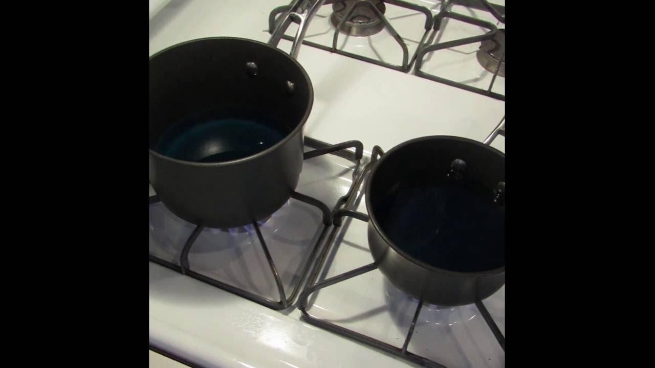 Does boiling water in diffrent sized pots, change how fast the water